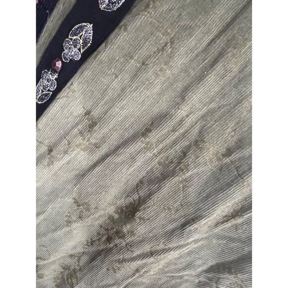 Free People $398 Bali Somerset Long Duster Size XS Small Festival  Olive Green - Picture 7 of 8